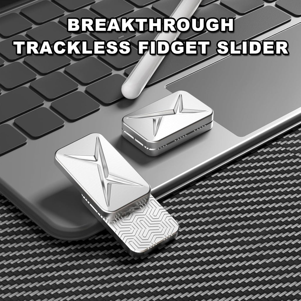 Innovative Trackless Fidget Slider for Enhanced Play and Everyday Carry