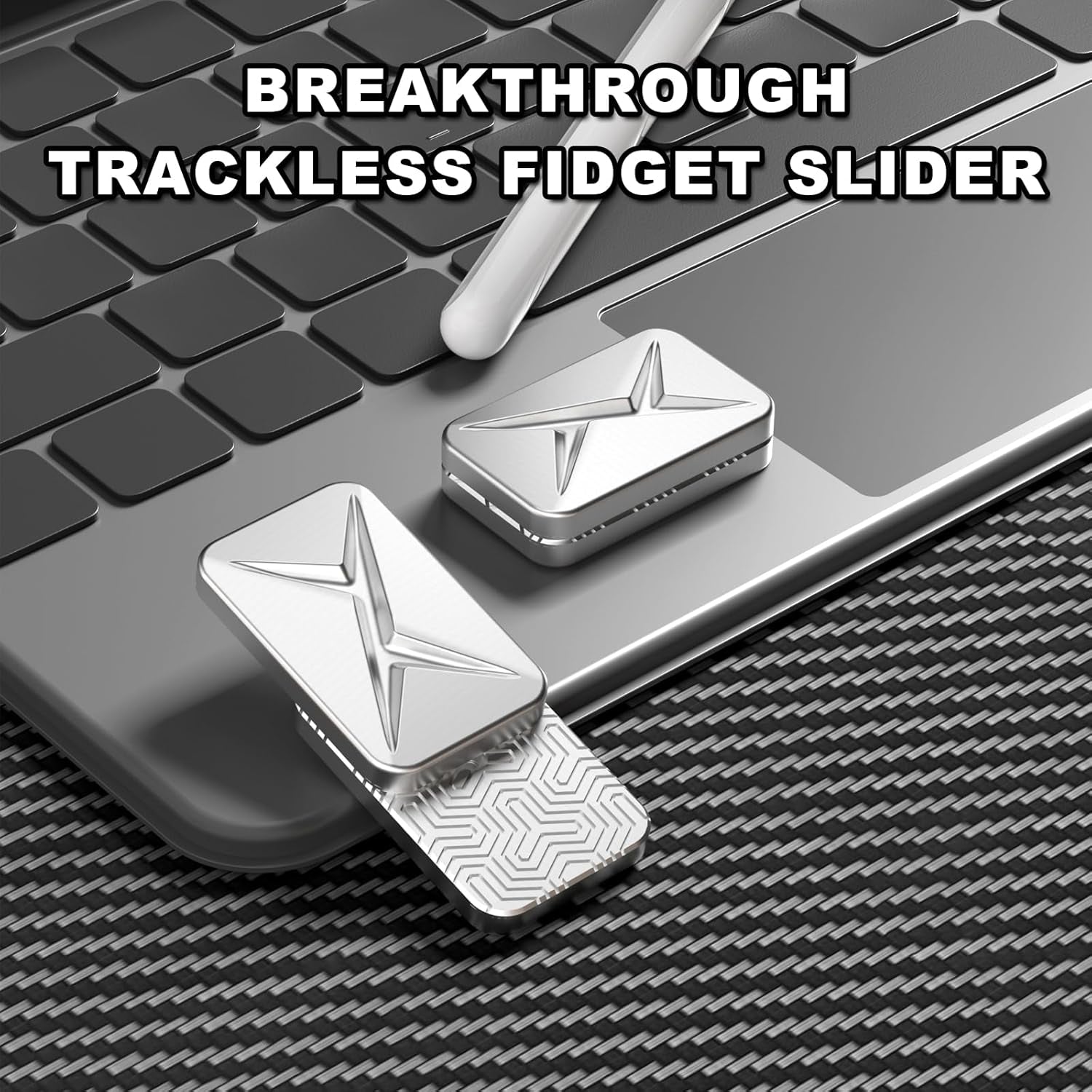 Innovative Trackless Fidget Slider for Enhanced Play and Everyday Carry