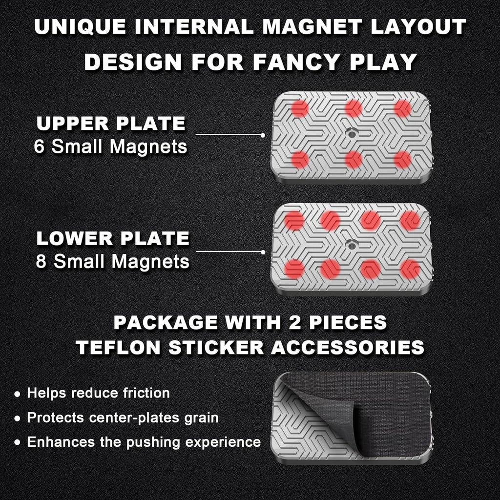 Innovative Trackless Fidget Slider for Enhanced Play and Everyday Carry